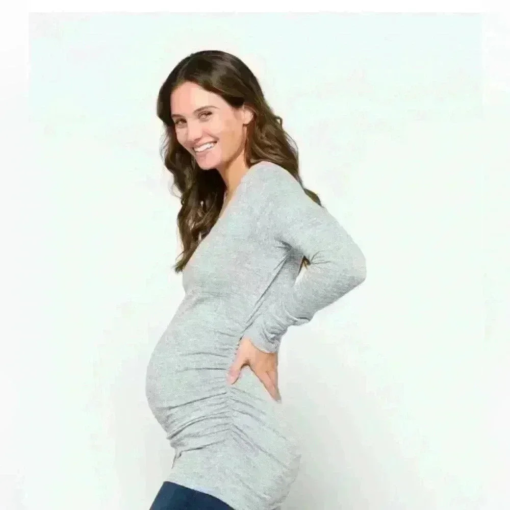 Market & Spruce Maternity Long Sleeve Top Size Small​